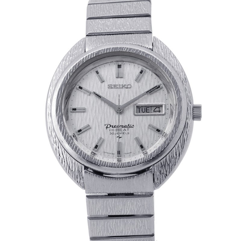セイコー プレスマチック ハイビート 5146-7020 SEIKO 腕時計 シルバー文字盤 ヴィンテージ