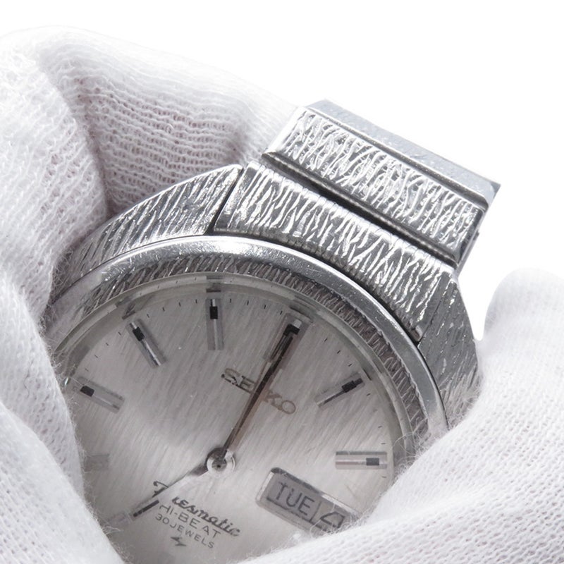 セイコー プレスマチック ハイビート 5146-7020 SEIKO 腕時計 シルバー文字盤 ヴィンテージ