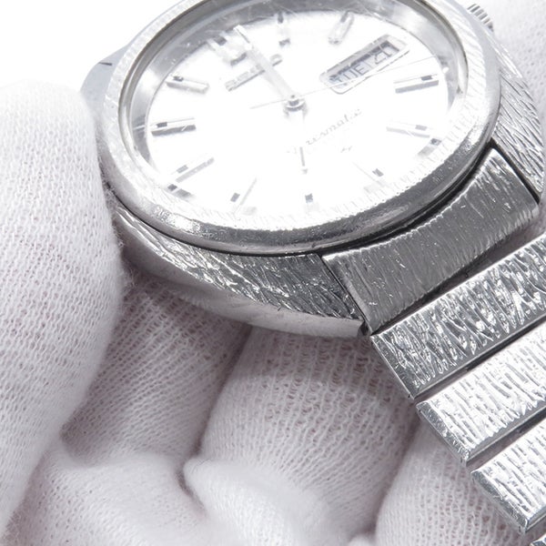 セイコー プレスマチック ハイビート 5146-7020 SEIKO 腕時計 シルバー文字盤 ヴィンテージ
