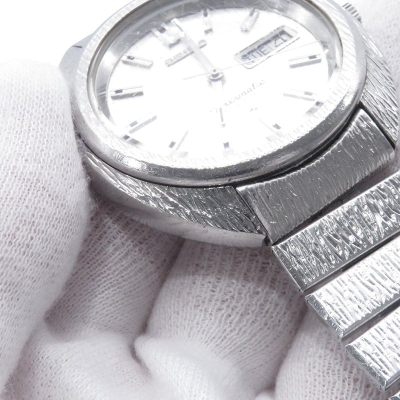 セイコー プレスマチック ハイビート 5146-7020 SEIKO 腕時計 シルバー文字盤 ヴィンテージ