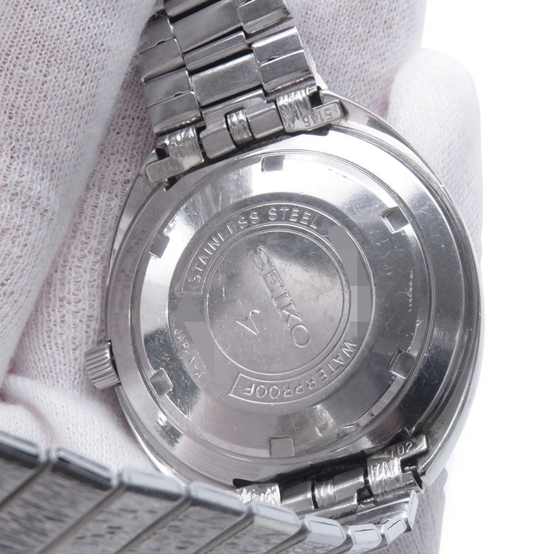 セイコー プレスマチック ハイビート 5146-7020 SEIKO 腕時計 シルバー文字盤 ヴィンテージ