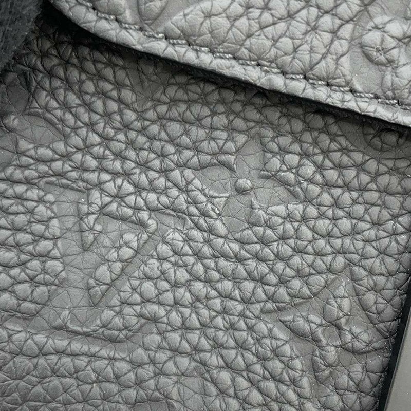 ルイヴィトン ボディバッグ トリヨンレザー/モノグラム Sロック・スリングバッグ M58487 LOUIS VUITTON 黒 ブラック