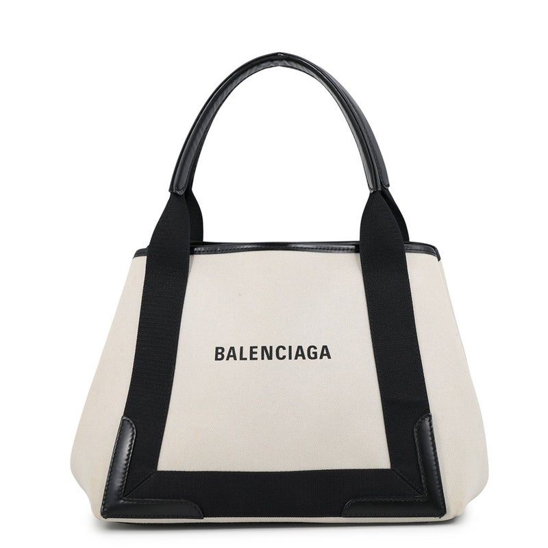 バレンシアガ トートバッグ ネイビーカバス S ポーチ付 339933 BALENCIAGA