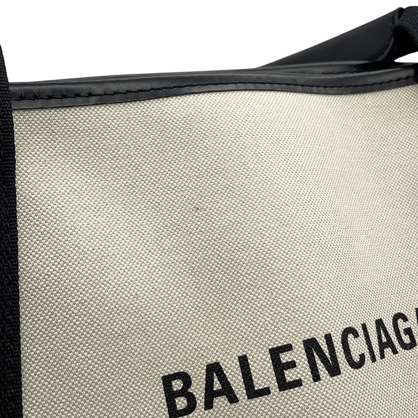 バレンシアガ トートバッグ ネイビーカバス S ポーチ付 339933 BALENCIAGA