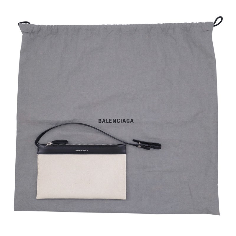 バレンシアガ トートバッグ ネイビーカバス S ポーチ付 339933 BALENCIAGA