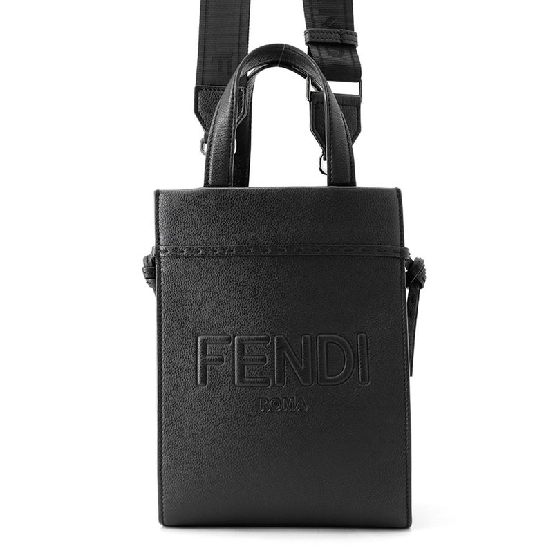 フェンディ ハンドバッグ ゴートゥショッパー スモール 7VA584 FENDI 2way ショルダーバッグ 黒