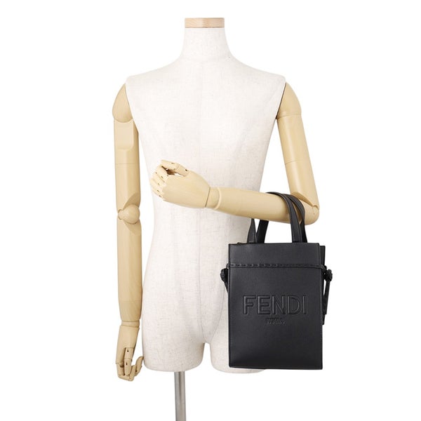 フェンディ ハンドバッグ ゴートゥショッパー スモール 7VA584 FENDI 2way ショルダーバッグ 黒