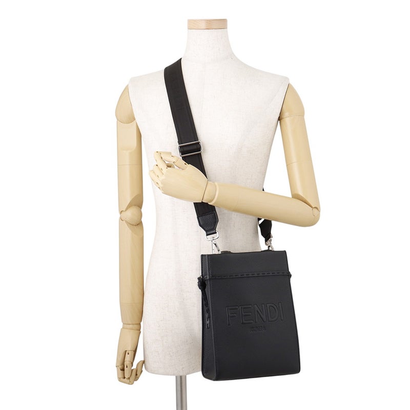 フェンディ ハンドバッグ ゴートゥショッパー スモール 7VA584 FENDI 2way ショルダーバッグ 黒