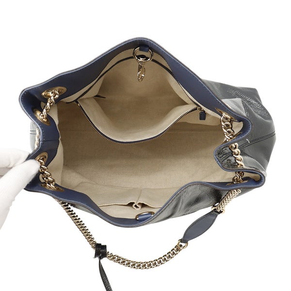 グッチ チェーントートバッグ ソーホー トートバッグ パテント 308982 GUCCI