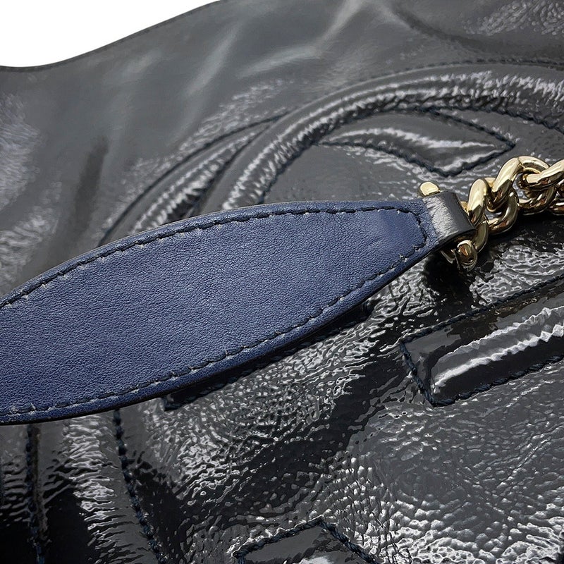 グッチ チェーントートバッグ ソーホー トートバッグ パテント 308982 GUCCI