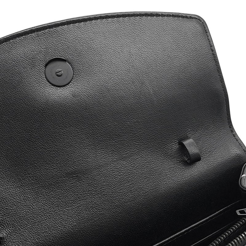 バレンシアガ チェーンショルダーバッグ ロゴ 561507 BALENCIAGA バッグ 斜め掛け チェーンウォレット 財布 黒