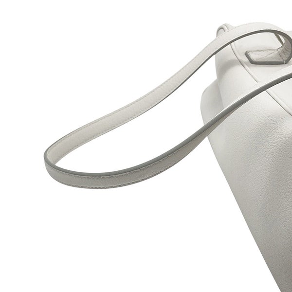 バレンシアガ ショルダーバッグ ボウリングバッグ スモール カーフレザー BALENCIAGA バッグ 白