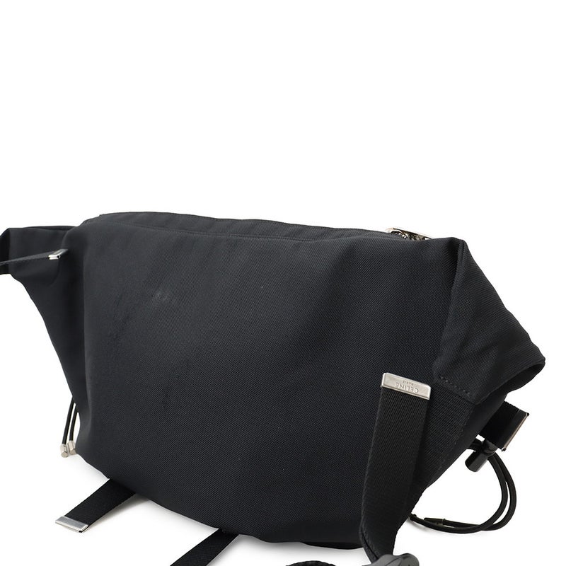 セリーヌ ボディバッグ トレッキング スモール ベルトバッグ キャンバス 116362DMT CELINE メンズ 黒
