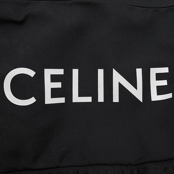 セリーヌ ボディバッグ トレッキング スモール ベルトバッグ キャンバス 116362DMT CELINE メンズ 黒