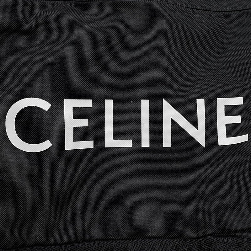 セリーヌ ボディバッグ トレッキング スモール ベルトバッグ キャンバス 116362DMT CELINE メンズ 黒