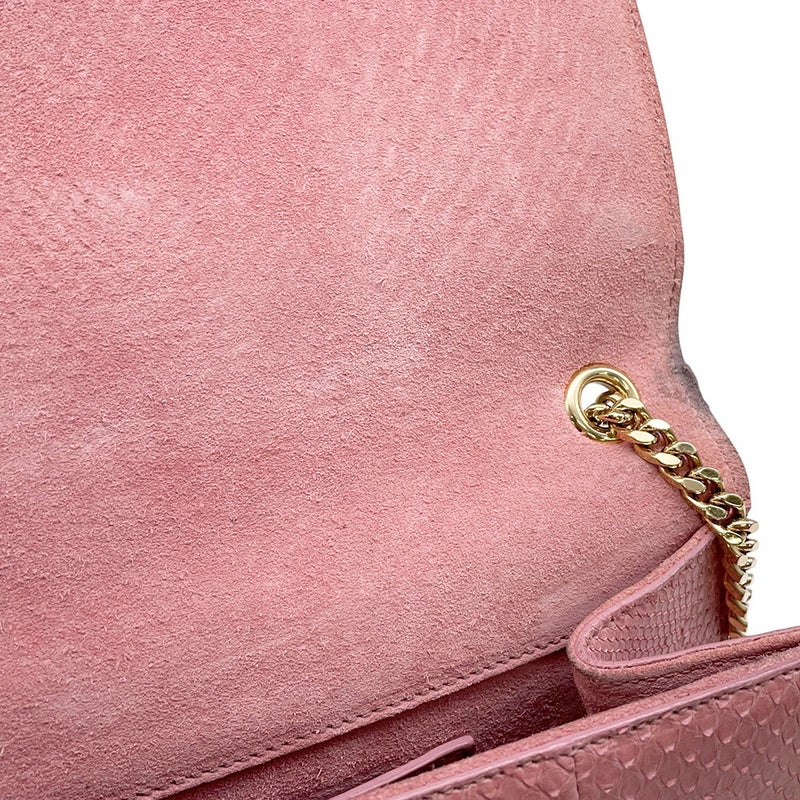 サンローランパリ チェーンショルダーバッグ タッセル パイソン 354119 SAINT LAURENT PARIS バッグ