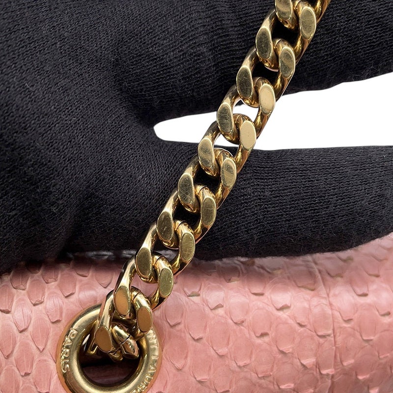 サンローランパリ チェーンショルダーバッグ タッセル パイソン 354119 SAINT LAURENT PARIS バッグ