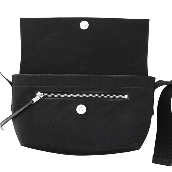 ジルサンダー ショルダーバッグ ユーティリティ クロスボディ ミディアム キャンバス J42wg0004 JIL SANDER バッグ 黒