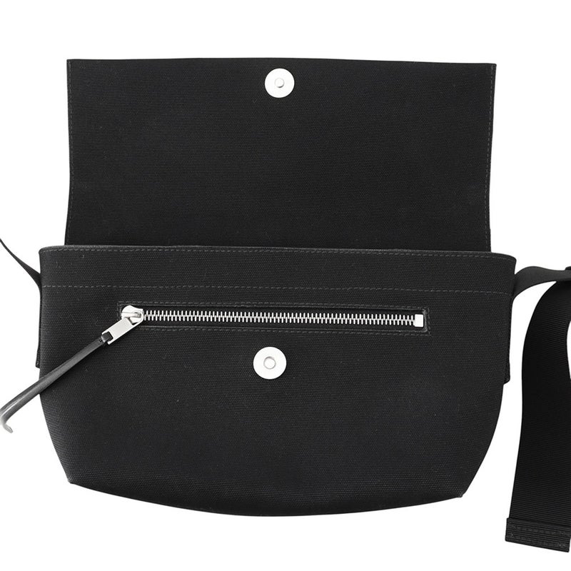ジルサンダー ショルダーバッグ ユーティリティ クロスボディ ミディアム キャンバス J42wg0004 JIL SANDER バッグ 黒