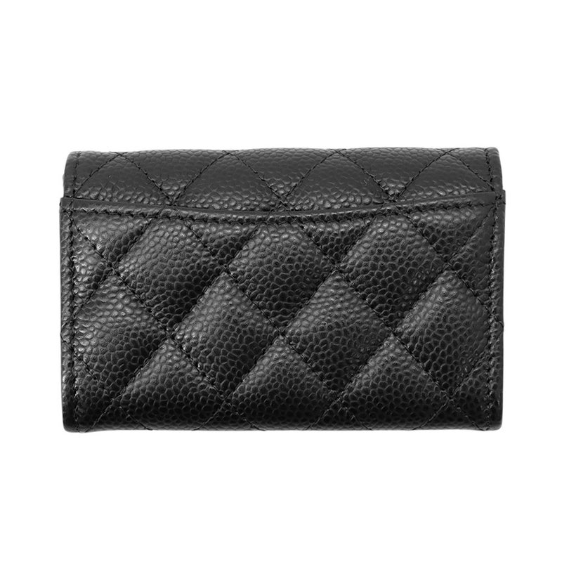 シャネル カードケース マトラッセ クラシックカードケース ココマーク キャビアスキン AP0214 CHANEL 名刺入れ 黒