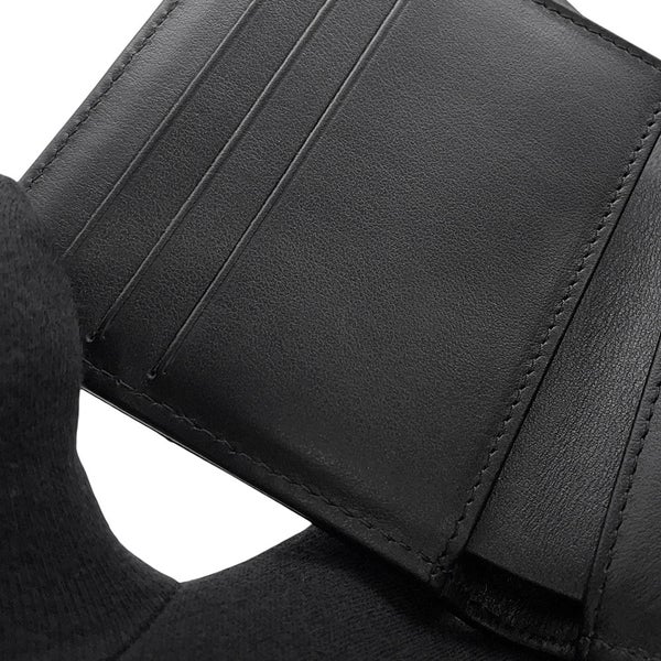 シャネル 三つ折り財布 ボーイシャネル ココマーク マトラッセ ウォレット キャビアスキン A80734 CHANEL 財布 黒