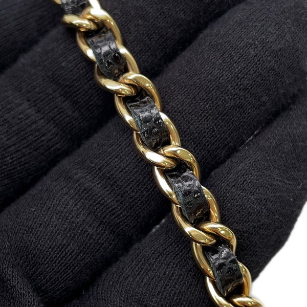 シャネル チェーンウォレット クラシック マトラッセ ココマーク キャビアスキン AP0250 CHANEL 財布 黒