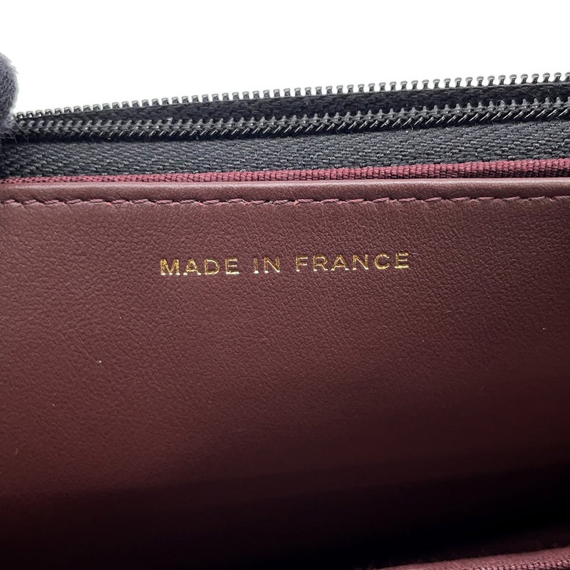 シャネル チェーンウォレット クラシック マトラッセ ココマーク キャビアスキン AP0250 CHANEL 財布 黒