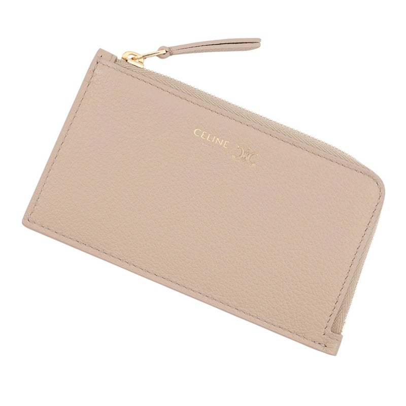 セリーヌ カードケース ジップ付きロングカードホルダー トリオンフ レザー L10082O54.03TU CELINE 財布