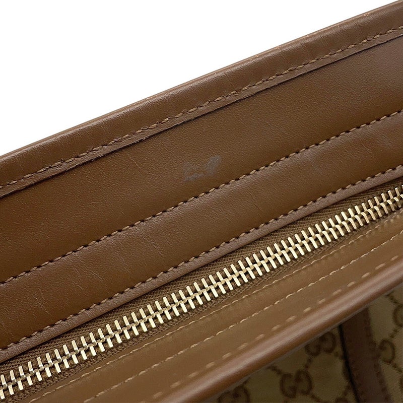 グッチ トートバッグ GGキャンバス/レザー 388929 GUCCI バッグ アウトレット品