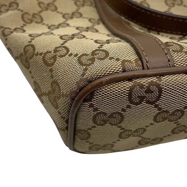 グッチ トートバッグ GGキャンバス/レザー 388929 GUCCI バッグ アウトレット品