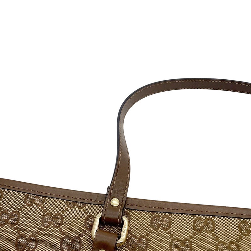 グッチ トートバッグ GGキャンバス/レザー 388929 GUCCI バッグ アウトレット品