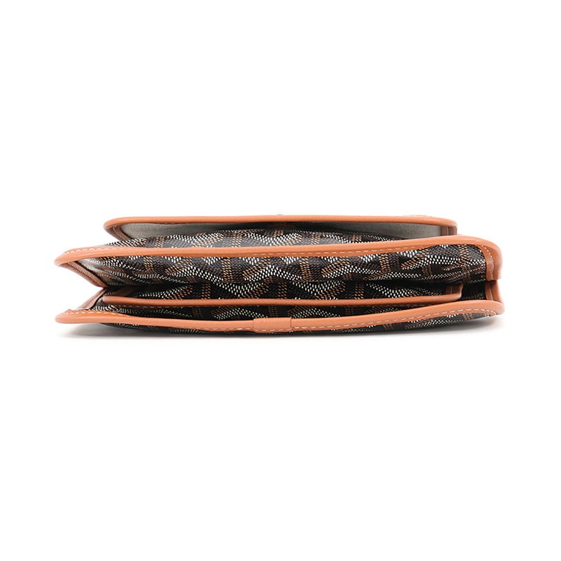 ゴヤール ショルダーバッグ プリュメ ポーチウォレット PVC PLUMETPMLTY01CL03P GOYARD 黒 ヘリンボーン
