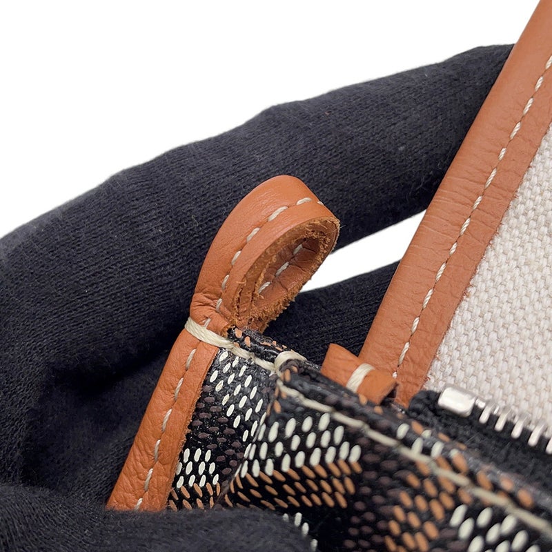 ゴヤール ショルダーバッグ プリュメ ポーチウォレット PVC PLUMETPMLTY01CL03P GOYARD 黒 ヘリンボーン