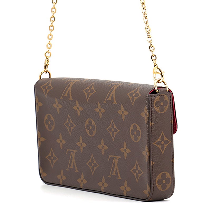 ルイヴィトン チェーンウォレット モノグラム ポシェット・フェリシー M81896 LOUIS VUITTON ショルダーバッグ