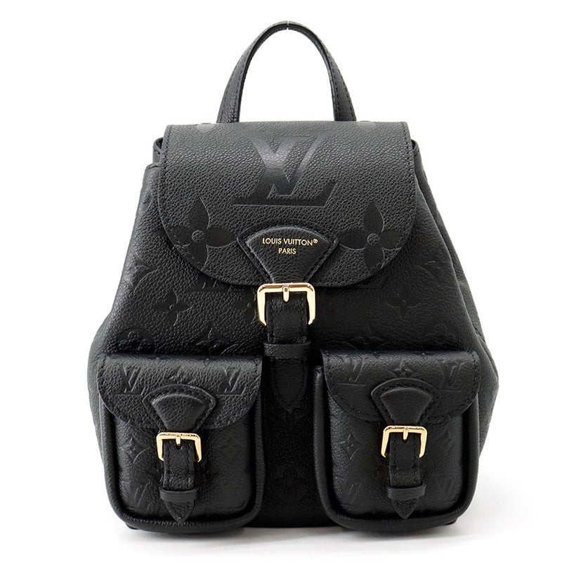 ルイヴィトン リュックサック モノグラム・アンプラント バックアップ M47072 LOUIS VUITTON バックパック 黒 ブラック バッグ