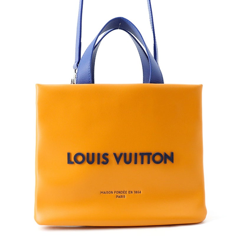 ルイヴィトン トートバッグ レザー ショッパー・バッグMINI M15237 LOUIS VUITTON 2wayショルダー