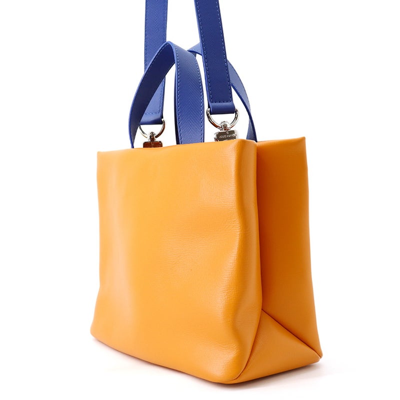 ルイヴィトン トートバッグ レザー ショッパー・バッグMINI M15237 LOUIS VUITTON 2wayショルダー