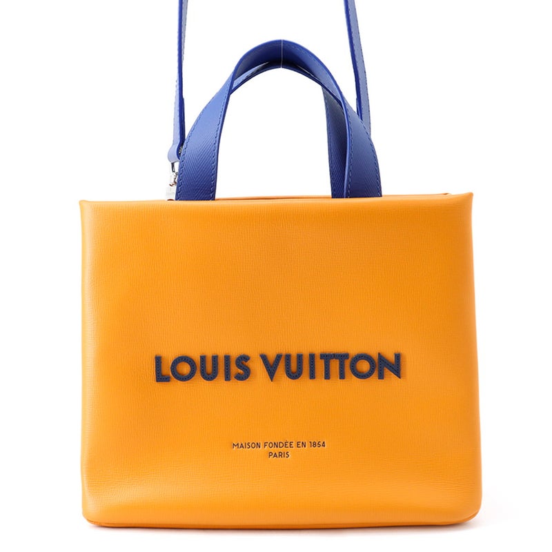 ルイヴィトン トートバッグ レザー ショッパー・バッグMINI M15237 LOUIS VUITTON 2wayショルダー
