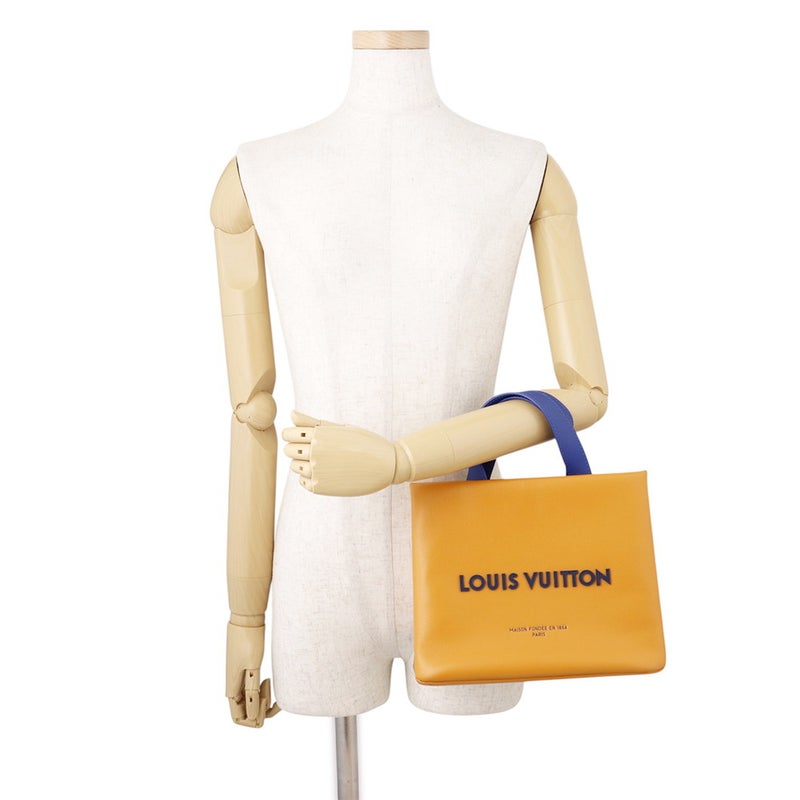 ルイヴィトン トートバッグ レザー ショッパー・バッグMINI M15237 LOUIS VUITTON 2wayショルダー