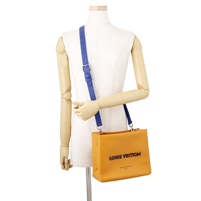 ルイヴィトン トートバッグ レザー ショッパー・バッグMINI M15237 LOUIS VUITTON 2wayショルダー