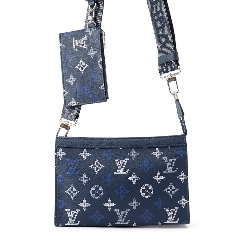 ルイヴィトン ショルダーバッグ モノグラム・シャドウ ガストン ウェアラブルウォレット M28818 LOUIS VUITTON メンズ
