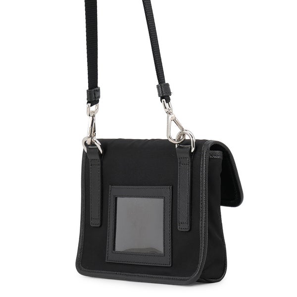 プラダ フォンホルダー サフィアーノ スマートフォンケース ナイロン 2ZH108 PRADA スマホケース 黒