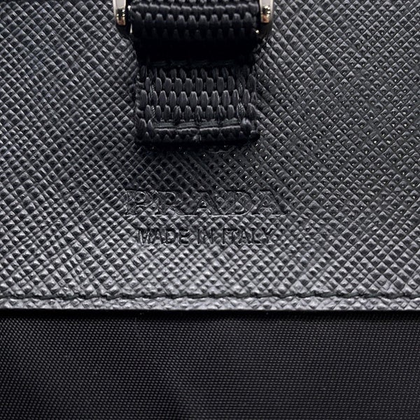 プラダ フォンホルダー サフィアーノ スマートフォンケース ナイロン 2ZH108 PRADA スマホケース 黒