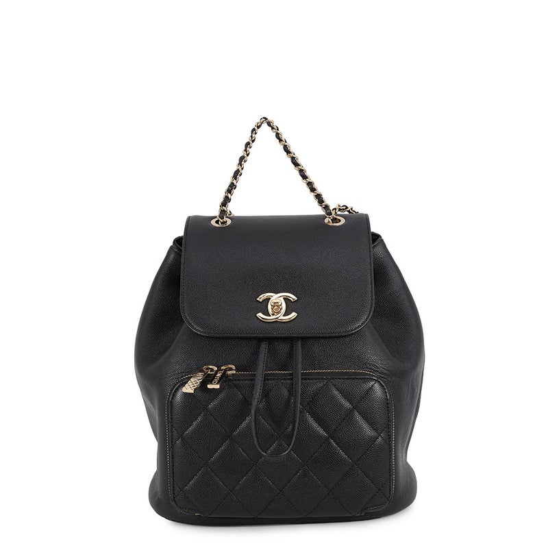シャネル リュック マトラッセ ココマーク バックパック キャビアスキン A93748 CHANEL バッグ リュックサック 黒