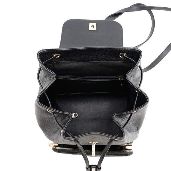 シャネル リュック マトラッセ ココマーク バックパック キャビアスキン A93748 CHANEL バッグ リュックサック 黒