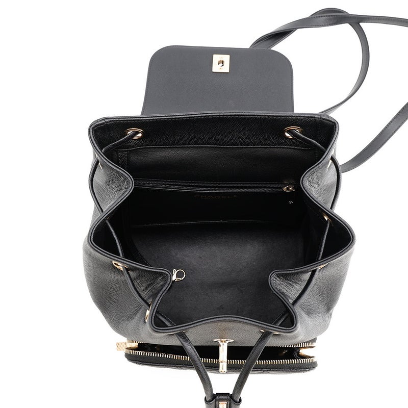 シャネル リュック マトラッセ ココマーク バックパック キャビアスキン A93748 CHANEL バッグ リュックサック 黒