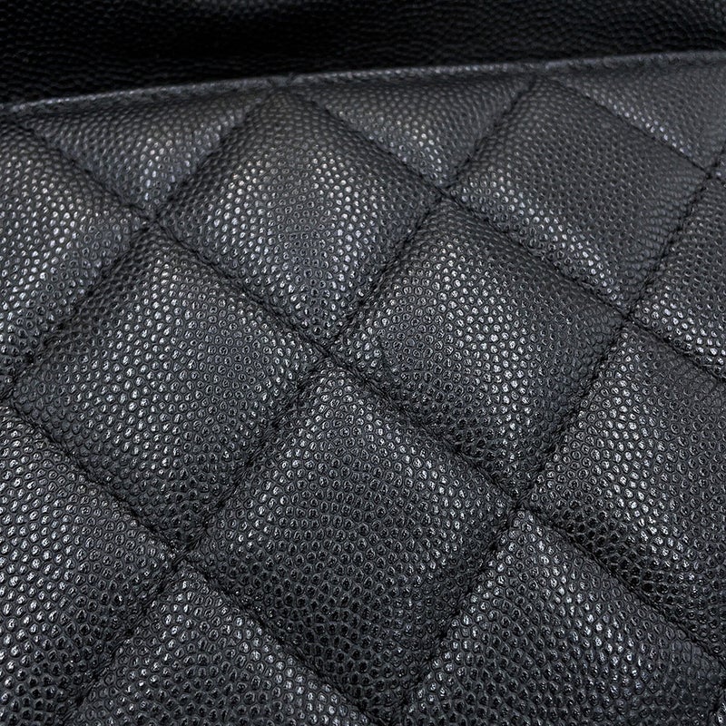 シャネル リュック マトラッセ ココマーク バックパック キャビアスキン A93748 CHANEL バッグ リュックサック 黒