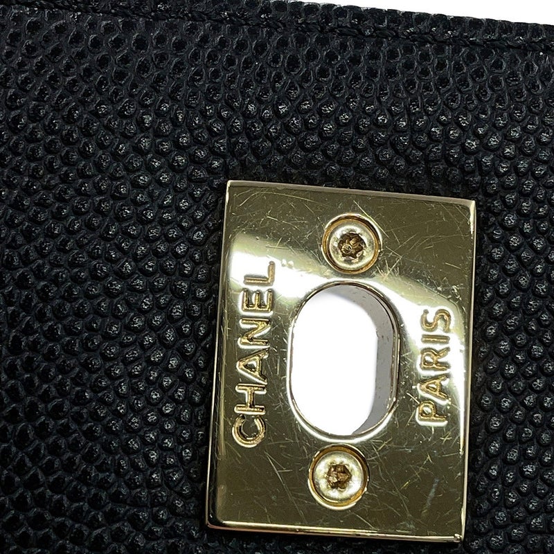 シャネル リュック マトラッセ ココマーク バックパック キャビアスキン A93748 CHANEL バッグ リュックサック 黒