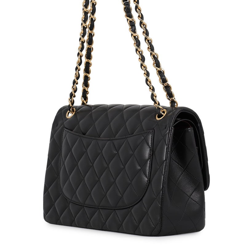 シャネル チェーンショルダーバッグ マトラッセ30 ココマーク ラムスキン A58600 CHANEL 黒