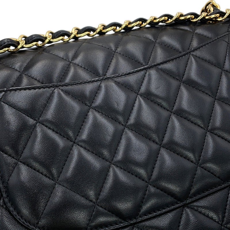 シャネル チェーンショルダーバッグ マトラッセ30 ココマーク ラムスキン A58600 CHANEL 黒